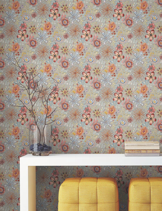 Magic Garden Multicolor Peel & Stick Wallpaper