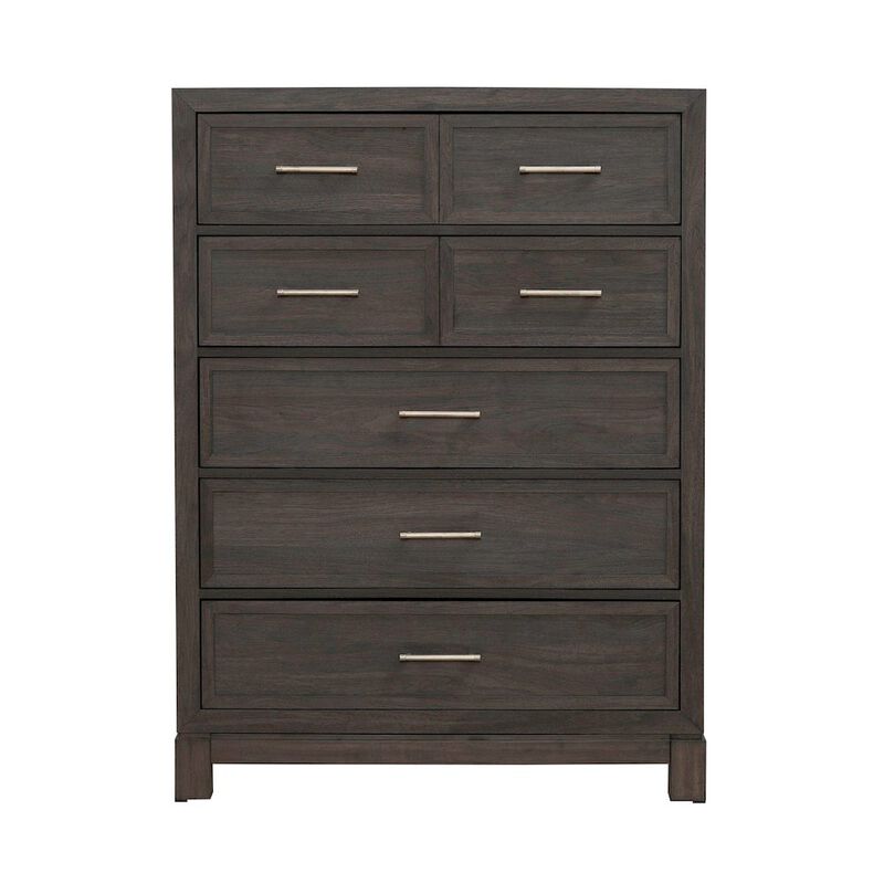 Liberty Furniture Modern Edge 5 Drawer Chest for Bedroom - Caffe image number 0