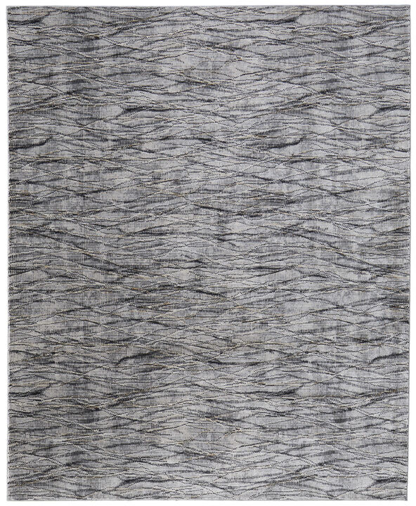 HomeRoots Abstract Power Loom Area Rug
