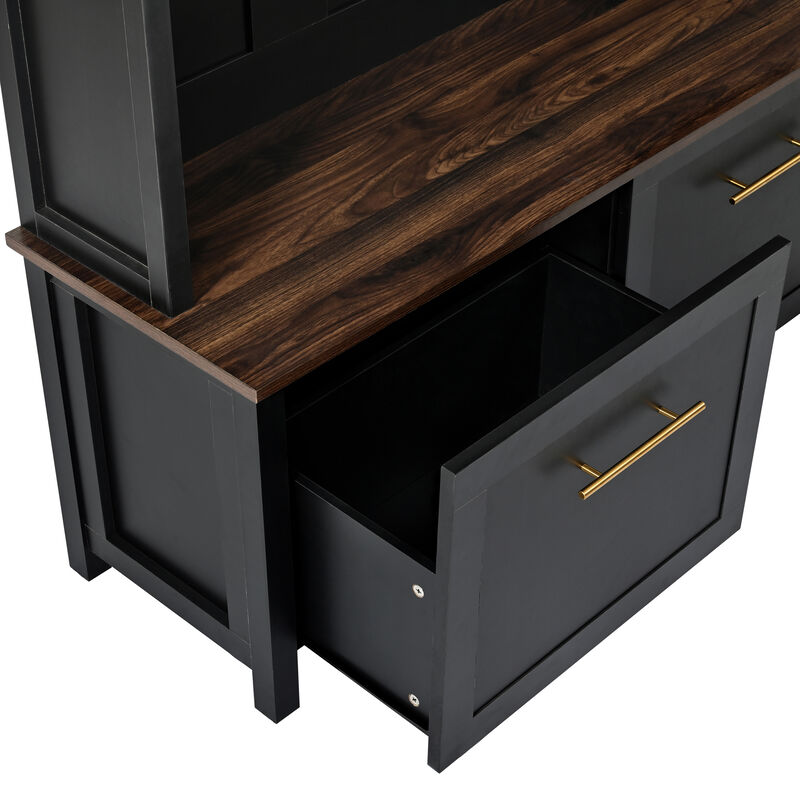 4-in-1 Hall Tree with Bench image number 3