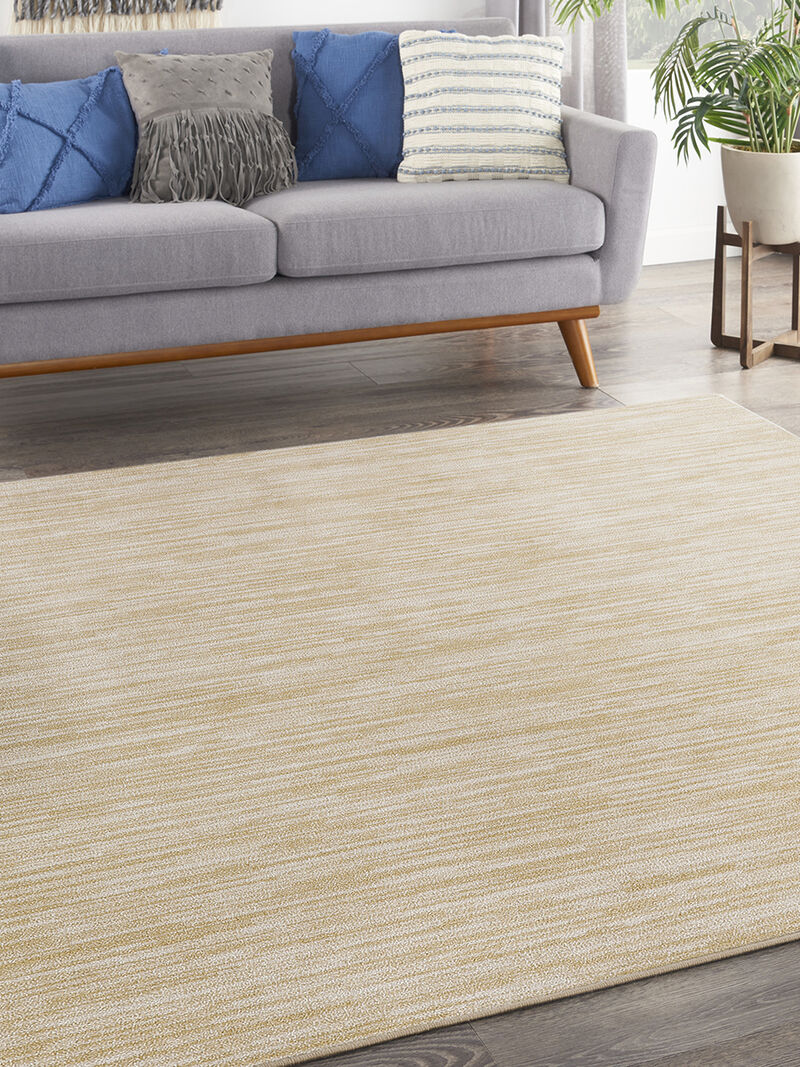 Nourison Essentials NRE01 Ivory/Gold 9' x Square Rug image number 6