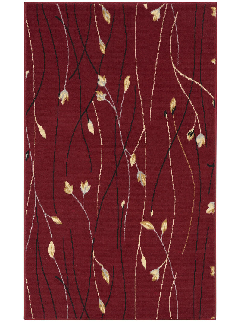 Grafix GRF15 Red 3' x 5' Rug