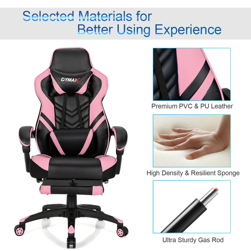 Costway Office Computer Desk Chair Gaming Chair Adjustable Swivel