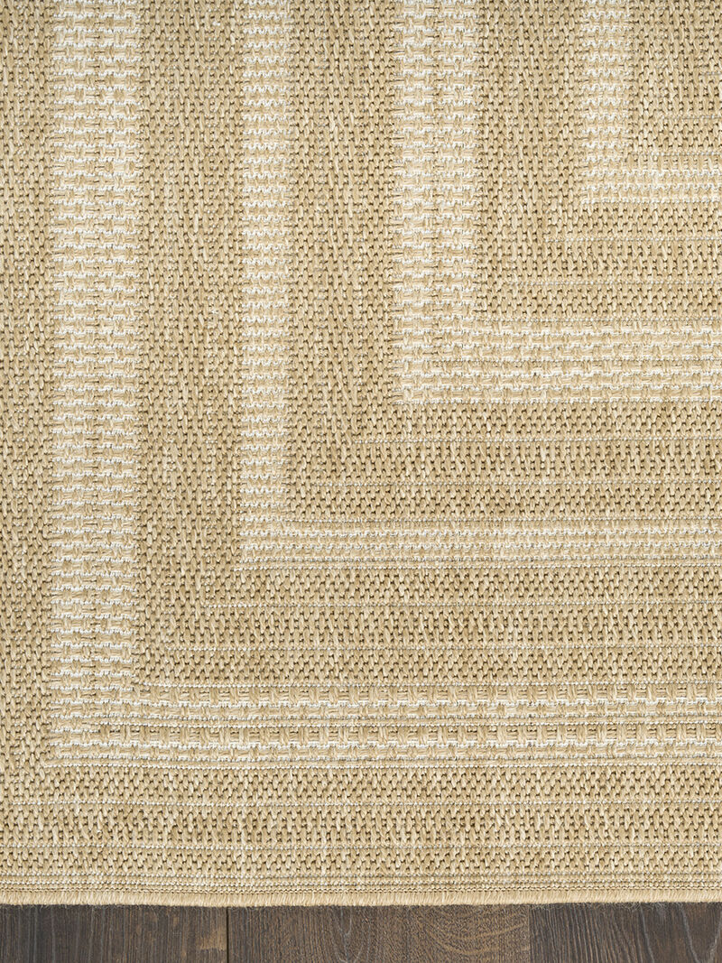 Tulum TLM04 Taupe/Ivory 6' x 9' Rug