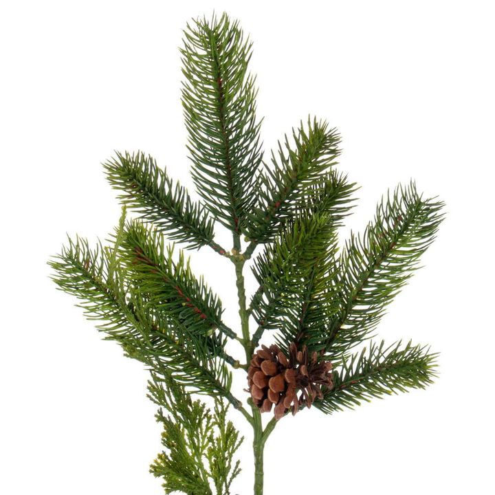 Vickerman 24" Holiday Pine Wreath with Cones