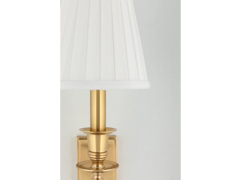 Ludlow Polished Brass Wall Sconce image number 1