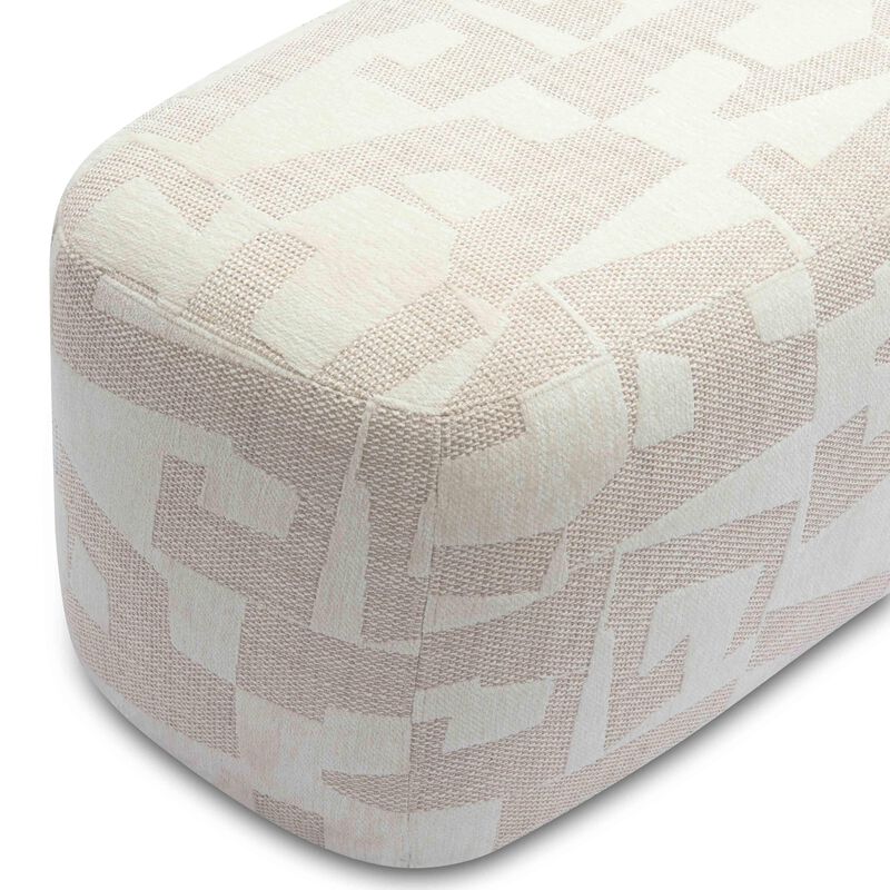 Graceland Cream Jacquard Bench image number 5