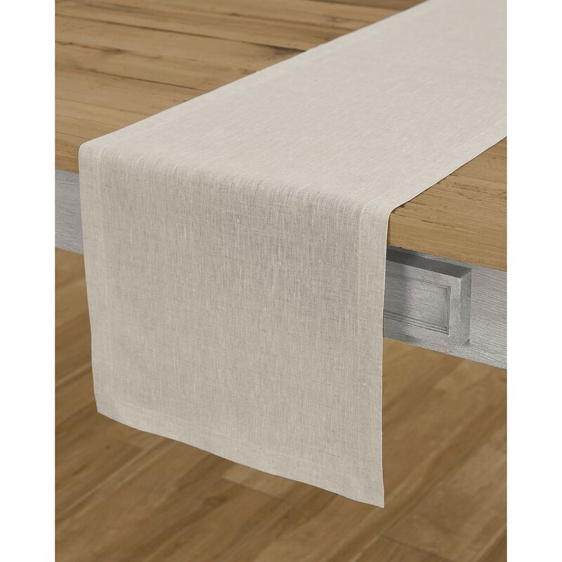 Solino Home 100% Pure Linen Table Runner - Athena