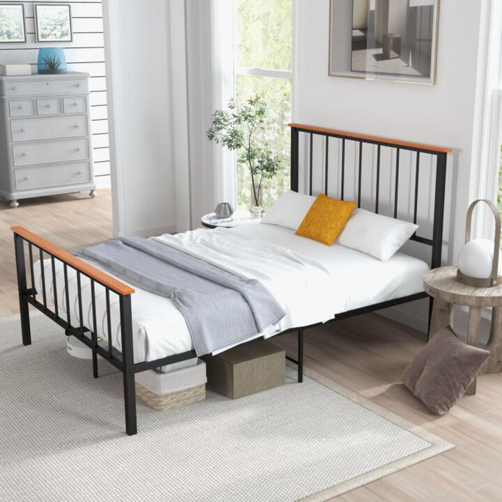 Hivvago Bed Frame with Headboard and Footboard