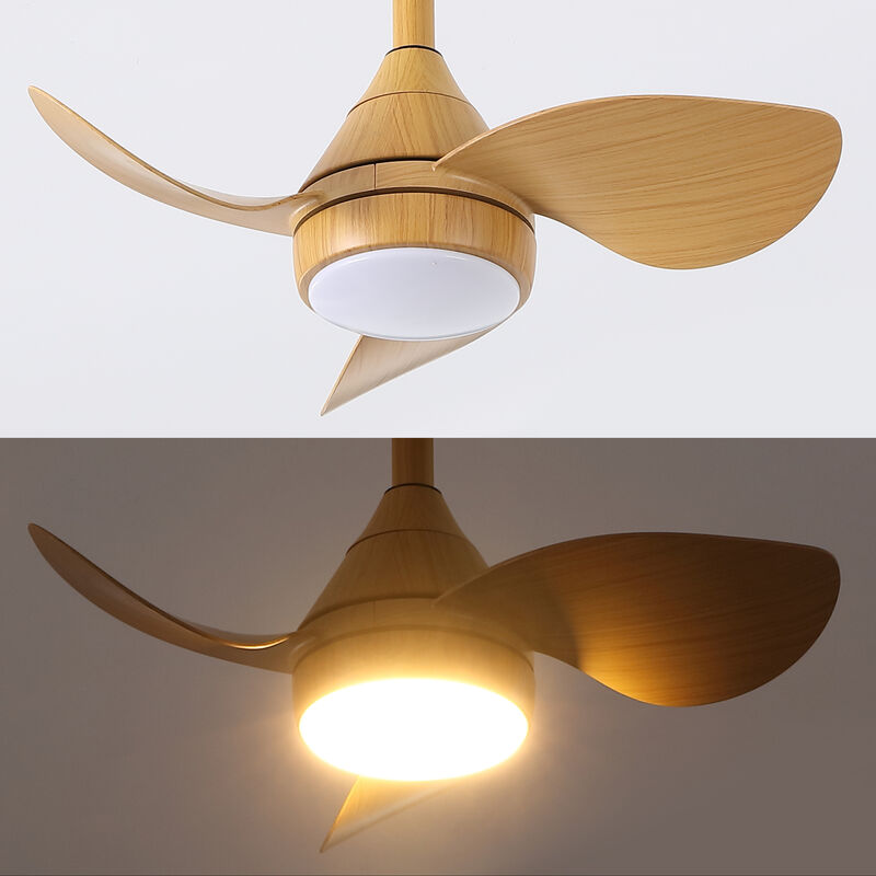 Albini 22" Contemporary Minimalist 6-Speed Metal Mobile-App/Remote-Controlled Dimmable Smart Integrated LED Ceiling Fan