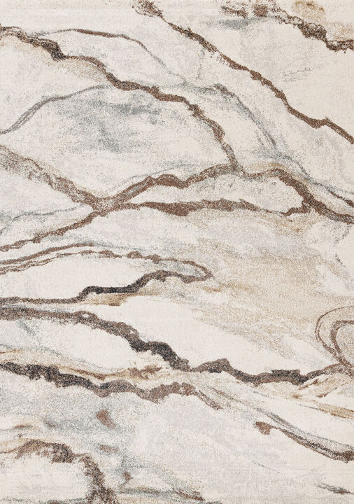 HomeRoots Abstract Area Rug