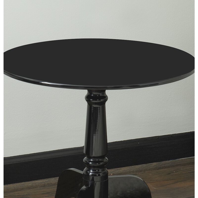 Linon Black Acrylic End Table image number 3