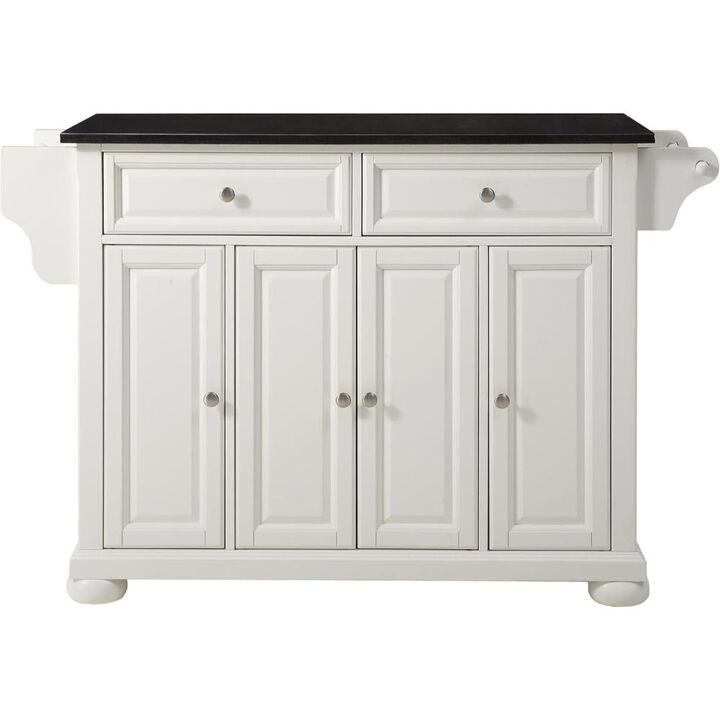 Alexandria Granite Top Full Size Kitchen Island/Cart