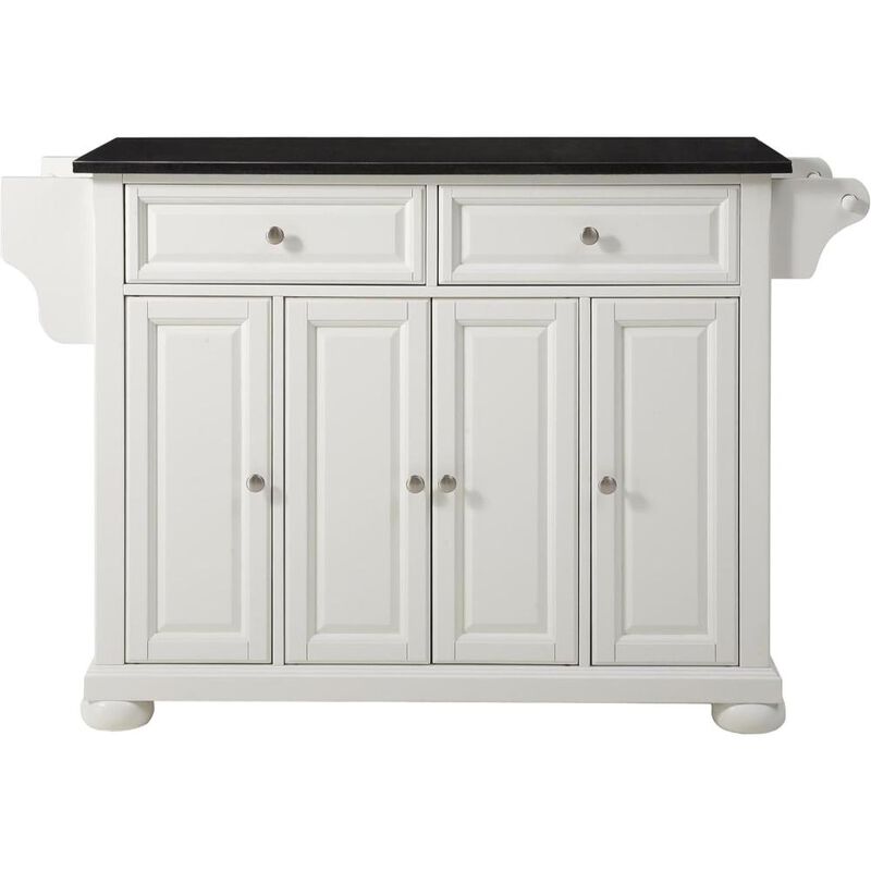 Alexandria Granite Top Full Size Kitchen Island/Cart