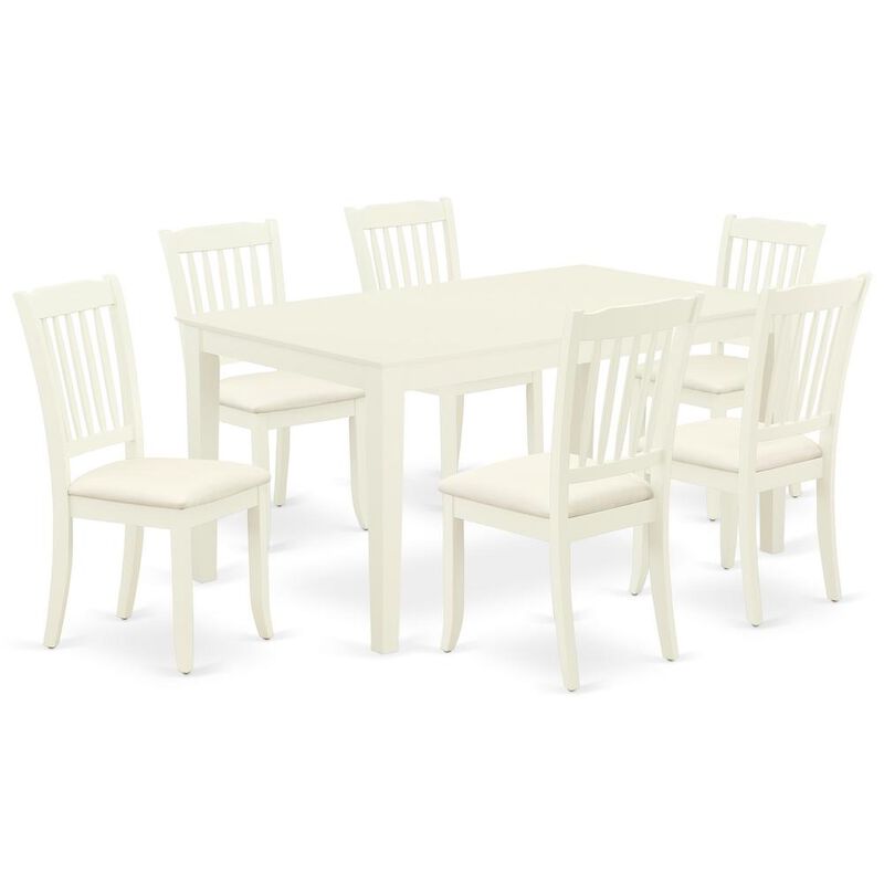 Dining Room Set Linen White