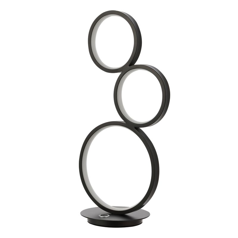 Juno 3-Light Bohemian Coastal Iron Integrated LED Table Lamp