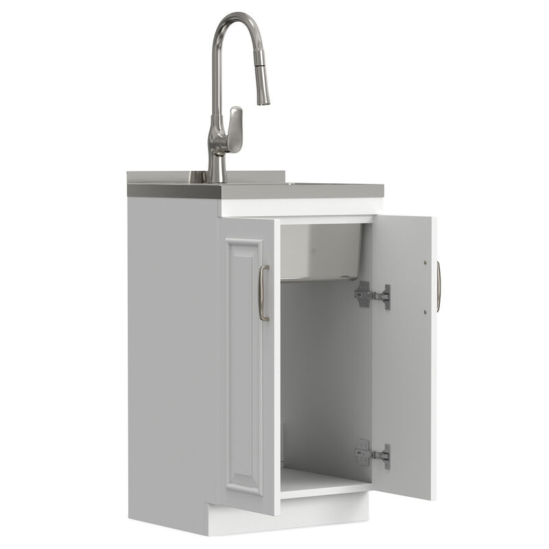 Darwin All-In-One 20-inch Laundry Utility Sink and Cabinet