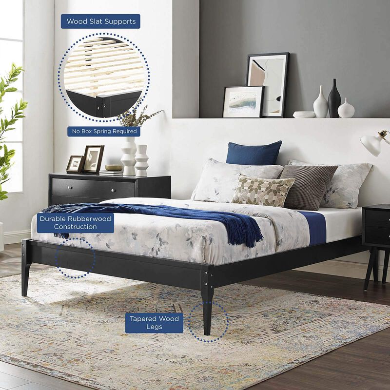 Modway - June Queen Wood Platform Bed Frame image number 7