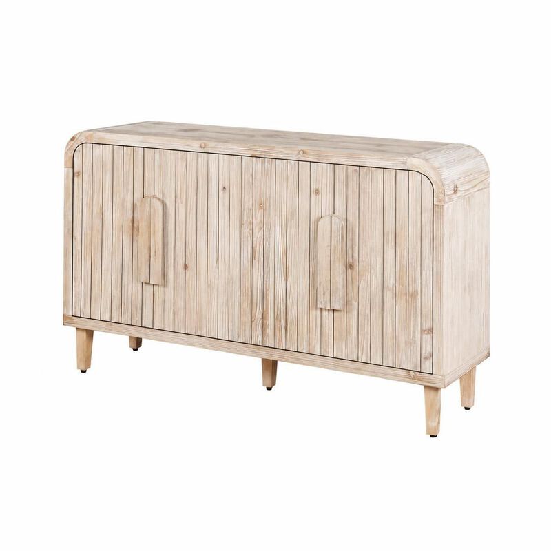 59" Curved Storage Sideboard image number 0