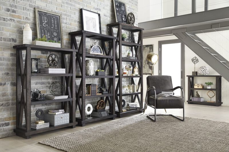 Yosemite Solid Wood Bookcase in Cafe