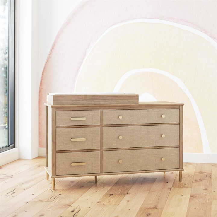 Shiloh Wide 6 Drawer Convertible Dresser & Changing Table