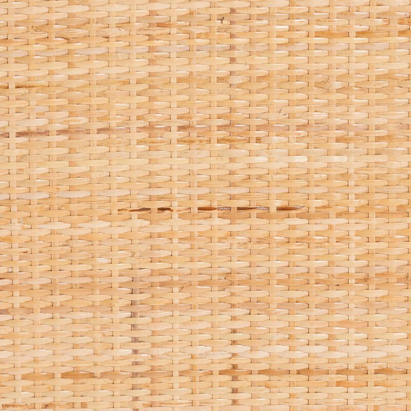 bali & pari Adrika Bohemian Natural Rattan 2-Drawer Nightstand