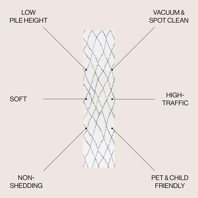 Illi Moroccan Diamond Trellis Area Rug