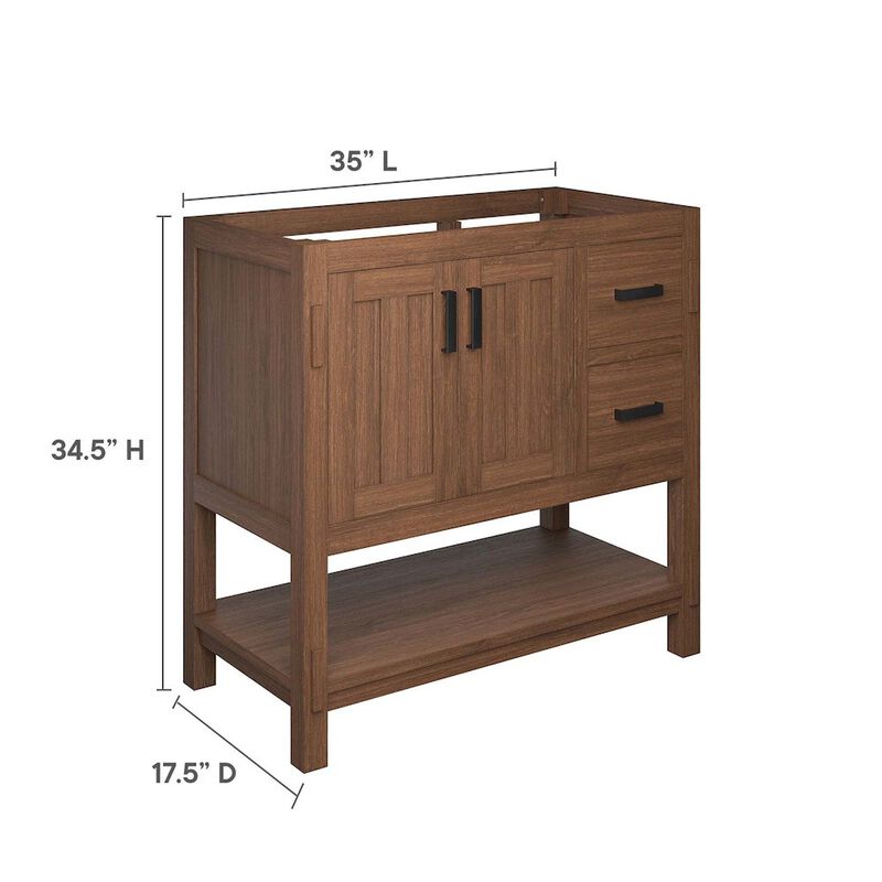 Ashlyn 36&rdquo; Wood Bathroom Vanity Cabinet (Sink Basin Not Included) image number 2