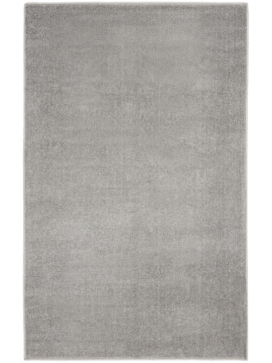 Nourison Essentials NRE01 Silver/Gray 3' x 5' Rug