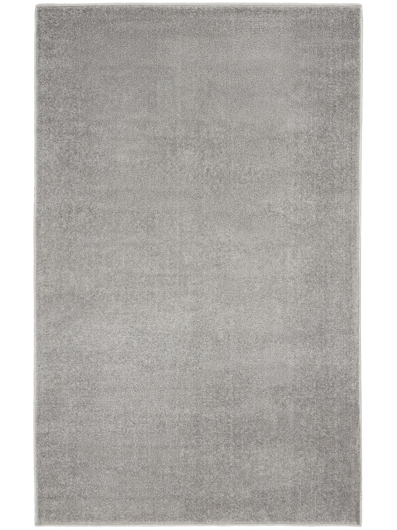 Nourison Essentials NRE01 Silver/Gray 3' x 5' Rug