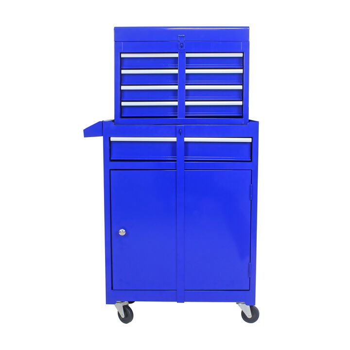 ELEMENT ACE 5-Drawer Rolling Tool Chest Organizer with Lockable Wheels, Sliding Drawers, Detachable Top, Adjustable Shelf for Garage Workshop Storage