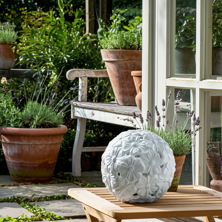 Flower Cut-Out Garden Orb