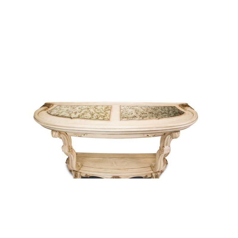 Starlight Canyon Home French Country Furniture &ndash; Beige Console Table for Entryway or Wall Use image number 7