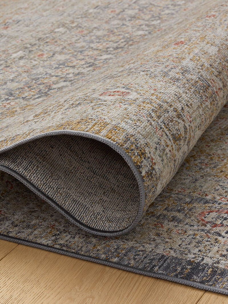 Ida IDA02 Stone/Gold 5'3 "x 7'6" Rug