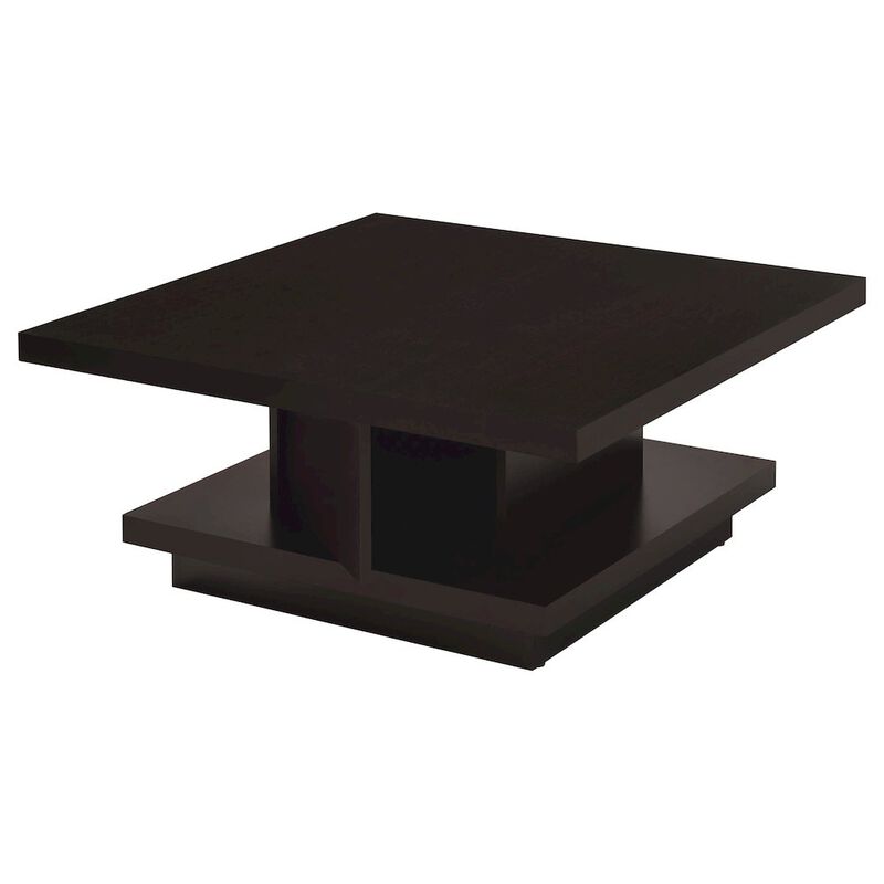 Coaster Reston 2-piece Square Coffee and End Table Set Cappuccino