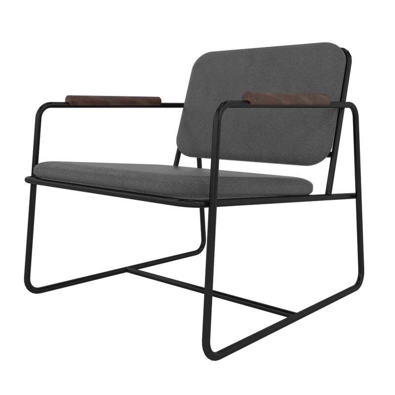 Whythe Black Low Chair