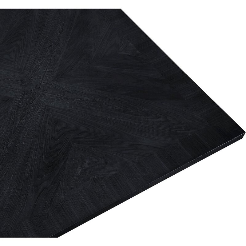 Meridian Furniture Belinda Black Oak Veneer Dining Table