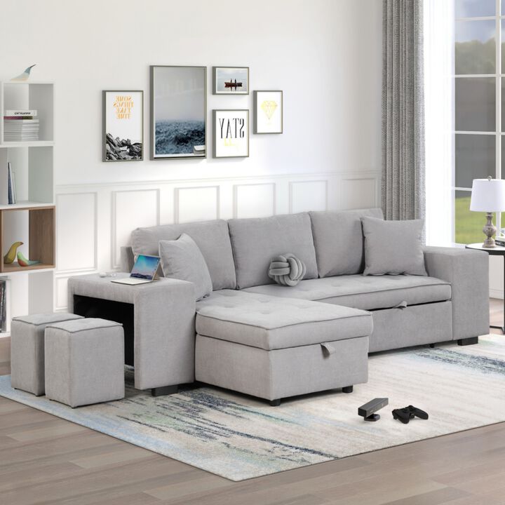 Torwuf Reversible Sleeper Sectional Sofa