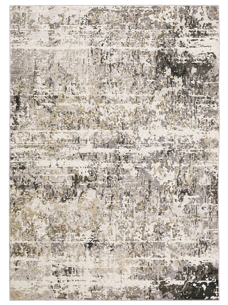 Nebulous 5'3" x 7'6" Grey Rug image number 0