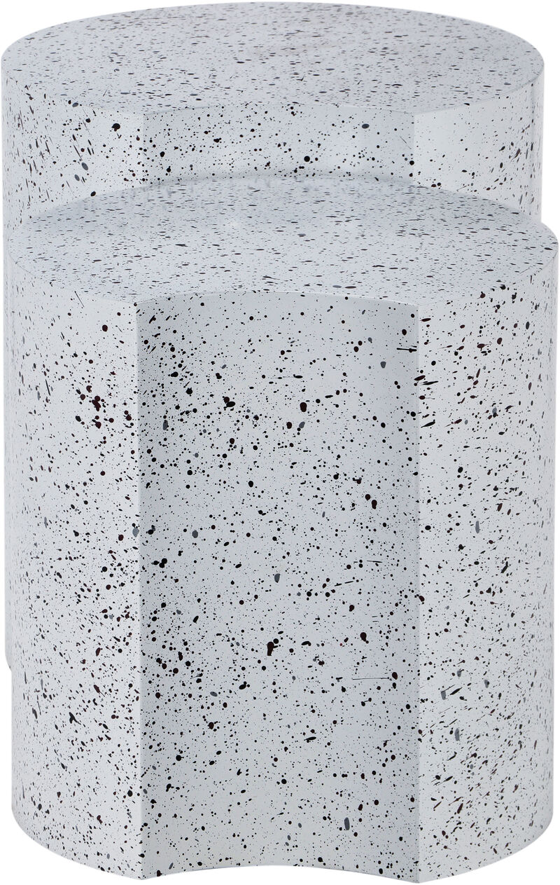 Meridian Furniture Dimple White End Table image number 2