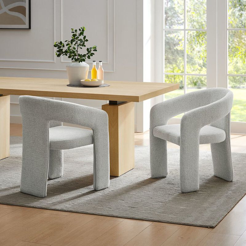 Modway Oslo Barrel Fabric Upholstered Dining Accent Chair