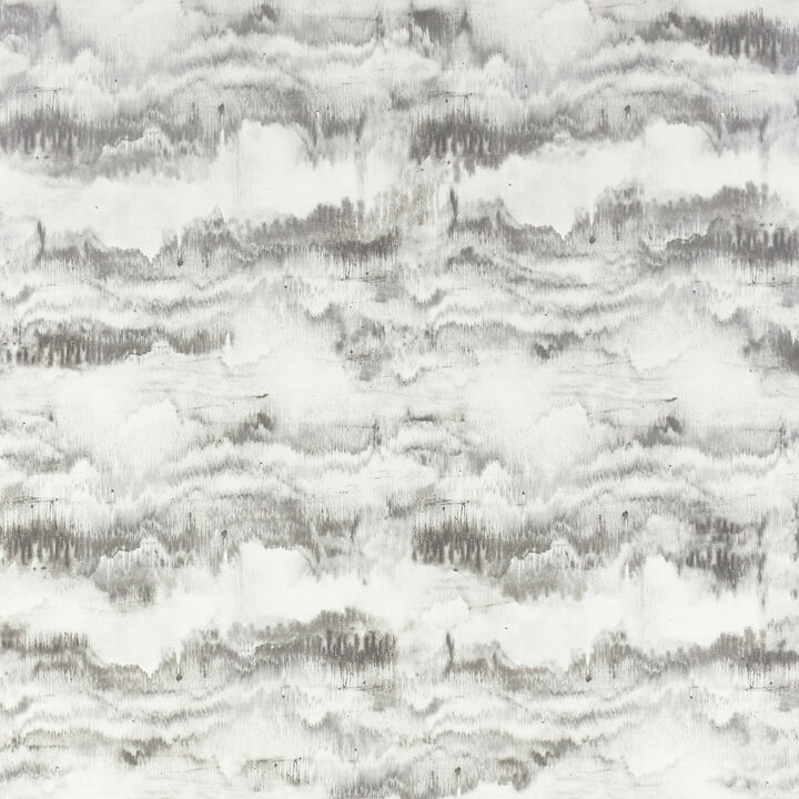Irene Grey Painted Canvas Wallpaper