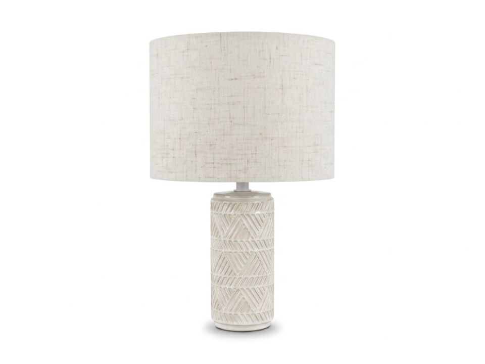 Dimmable USB C Farmhouse Modern Ceramic Bedside Lamps Set Of 2 For Living Room