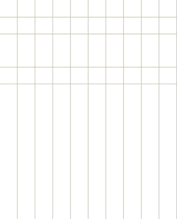 Linear Gridwork Linen on White Wallpaper