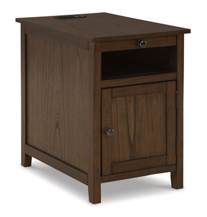Treytown Brown Chair Side End Table