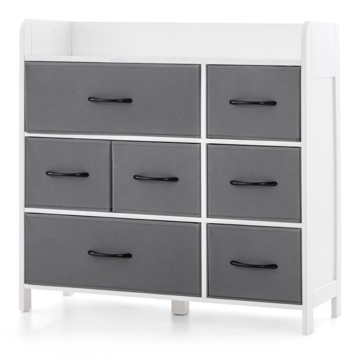 Hivvago Fabric Dresser with 7 Drawers for Bedroom