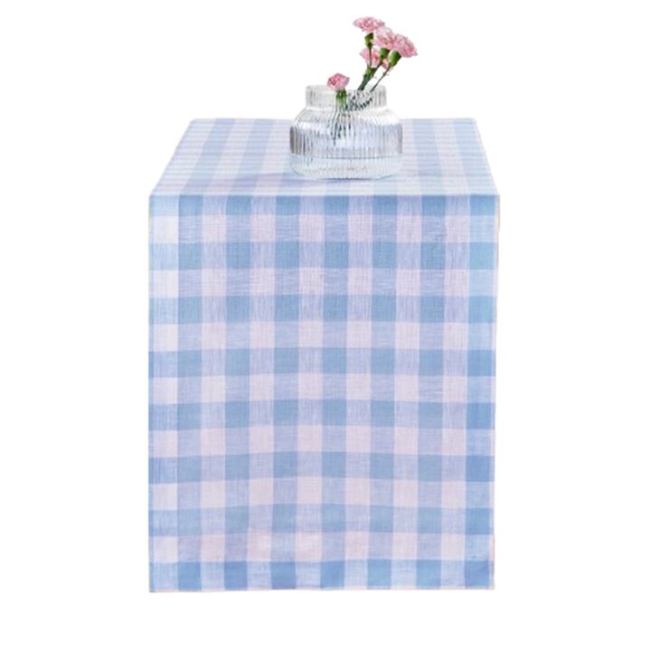 Linen Table Runner - Morgan Check