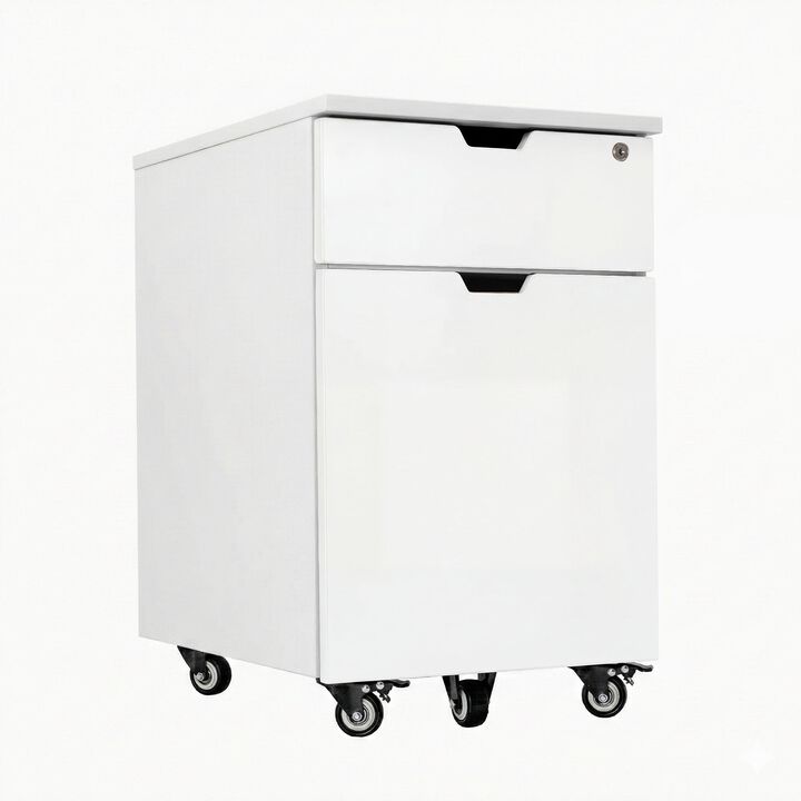 Desky Wooden Minimal Filing Cabinet