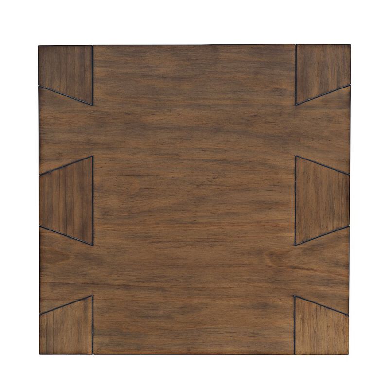 Jofran Taos Modern Rustic Square Dovetailed End Table