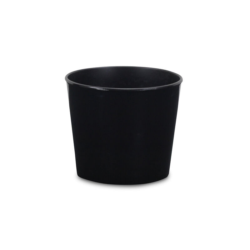 Classic Round Plastic Planter for Indoor and Outdoor Plant Display